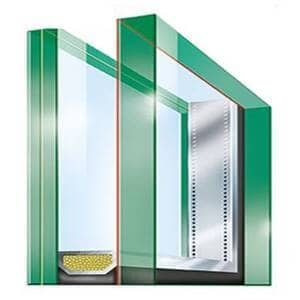 Double vitrage de sécurité avec isolation phonique